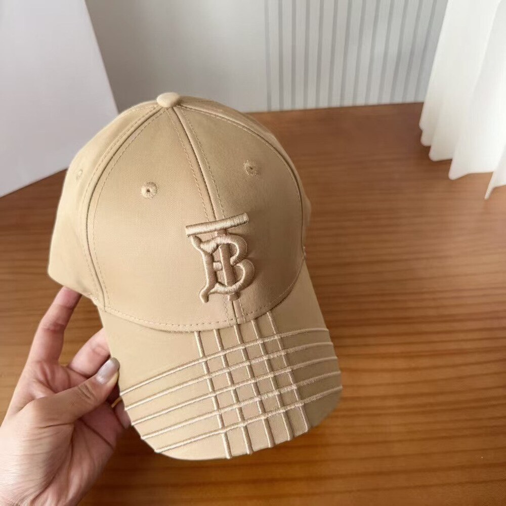 Burberry TB Monogram Cotton Baseball Cap - Picture 4 of 6